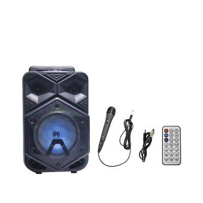 SING-E BT1778 8 Inch Handle Portable Speaker Party DJ Stage Led RGB Light Loud Outdoor Wireless Hifi Super Bass Karaoke Speaker