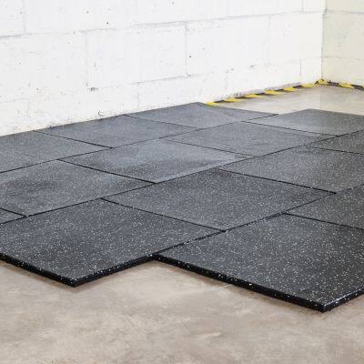 Rubber Flooring Interlocking 50*50/100*100cm Gym Flooring Mat for Sale photo-4