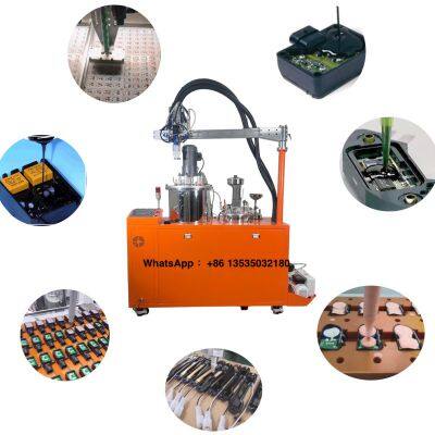 Automatic Polymer-Resin Glue Dispenser Machine AB Silicone PU Pasting Pre-Heating for Chemical Applications Gear Core Wood Case