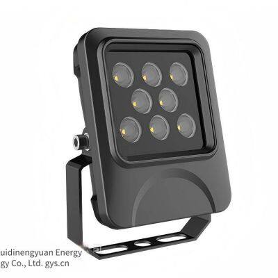 Rui's Indoor and Outdoor Led Floodlights, Projection Searchlights With Multi-angle and High Luminous Efficacy, Square Lens Floodlights