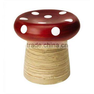 High quality best selling colored spun bamboo toad stool from Vietnam