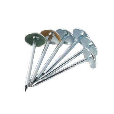 Clous ondulés pour tête de parapluie de longueur personnalisée - 2 pouces, 2,5 pouces, finition électrozinguée ou galvanisée à chaud