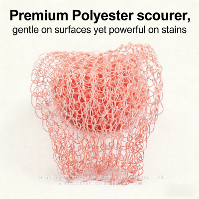 Kitchen Cleaning Ball Natural 100% Polyester Scourer photo-3