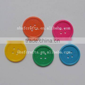 4 Hole Multicolor Kid Plastic Sewing Button for Kids Clothing