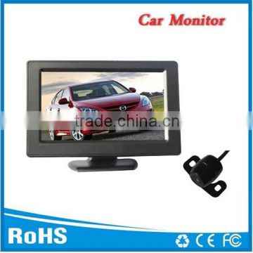 Hot selling mini parking car camera with 4.3inch dash boad display