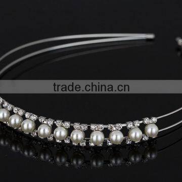 The Newest Korea Style Pearl Hair Band With Diamond Boutique Hair Accessories Wholesale photo-4