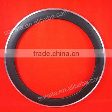 Sonata road bike alloy rims 700c 60mm carbon clincher aluminum rim 3K matte