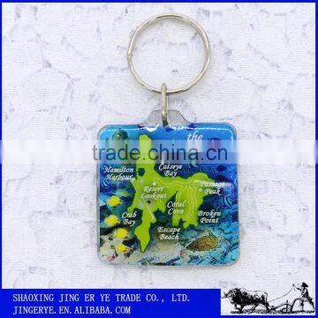 customized floating retractable plastic key chain