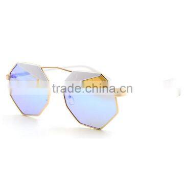 Fashionable Casual Special Shape Metal Women Accessories Anti-Uv China Sunglasses photo-2