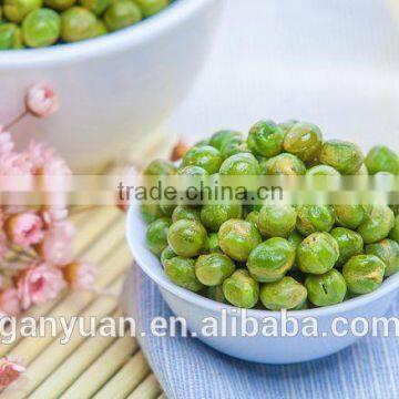 healthy tasty garlic flavor green peas snack food