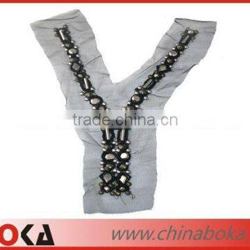 Fashion V-shape wome beaded neck collar