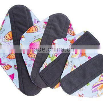 2016 Washable woman menstrual pad, reusable sanitary pads made in China