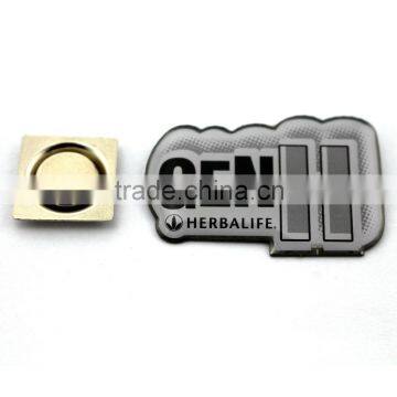 High quality metal magnet lapel pin manufacturers china