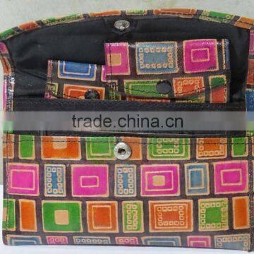 Genuine Leather Money Clutch With 2 Coin Purse Custom Bags Wholesale photo-6