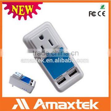 Top Selling Dual USB Socket Wall Charger Super fast mobile phone power adapter