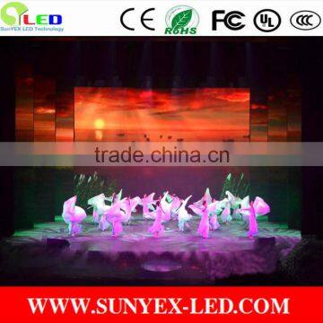 P4.8 indoor die-casting aluminum cabinet led display for rental