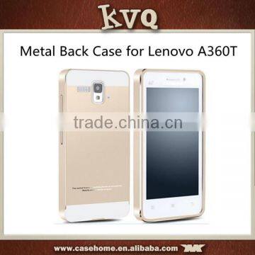 Black Hard Case For Lenovo S360t Metal Back Cover photo-5