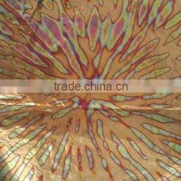 Fashion color decorative plastic leaf decorative paper for wall