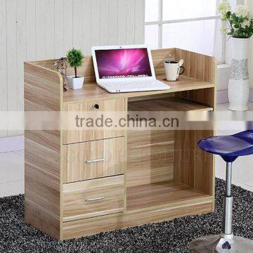 Modern fashion beauty salon white reception desk office counter table design (SZ-RTB025-1)