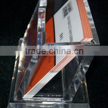 business card acrylic holder