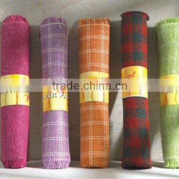 flower wrapping mesh/paper craft/colorful paper net