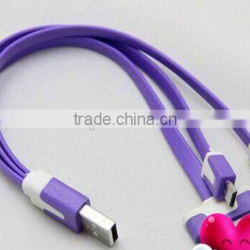 3in1 mini usb cable For Iphone 5 Charger Cable