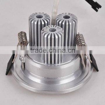 2015 New Dimmable LED Ceiling Lamp 3w 5w 7w 9w 12w LED Spotlights Silver Shell photo-3