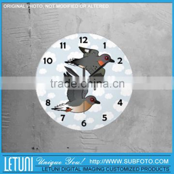 First Time Pigeon Power Wall Clock