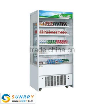 Factory price supermarket showcase refrigerator used for food display in convenient store (SUNRRY SY-SCS1000W)