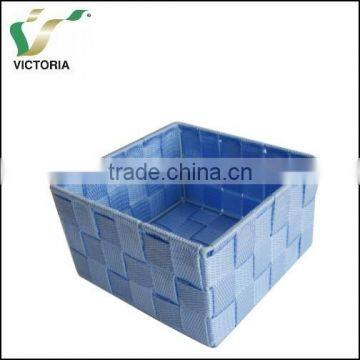 Promotion Wholesale Environmental High Quality PP Woven Storage Basket