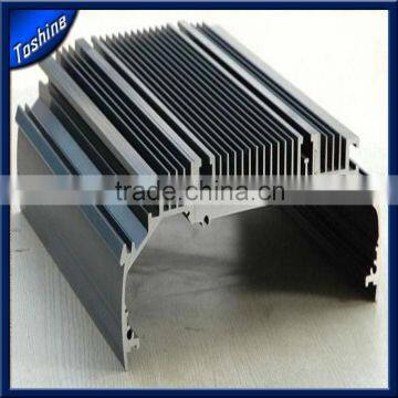 Low Price Hot Selling u Shape Powder Coating Anodized Aluminum Enclosure/car Amplifier Shell /extrusion Profile photo-3
