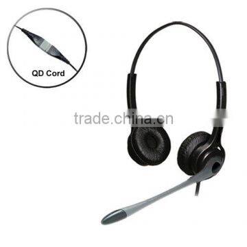 Dual Ear Call Center Headsets for telephone