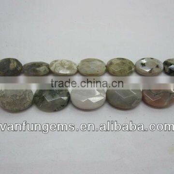 Ocean Jasper Faceted Oval photo-2