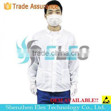 USA standard esd work clothing/antistatic clothes on stock