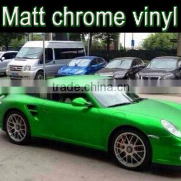 matt chrome pvc film with size 1.52x20m high quality