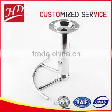 Round Stainless Steel Bar Stool Part Bar Stool Base