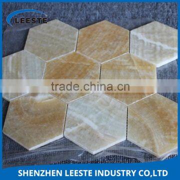 Most selling products surface polished processing honey onyx stone mosaic