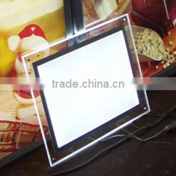 2012 new product transparency slim light box