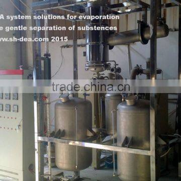 Pilot Wiped Film Evaporator for Organic Silicon DEA-BML-50