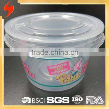 Hot Sale 4oz Transparent Ice-cream Cup with FDA certified