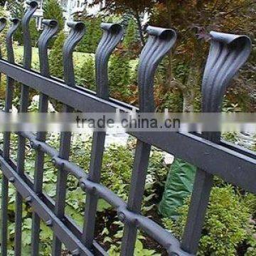 wrought iron fence