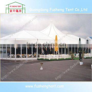 Large Fire Retardant Aluminum Combo Tent