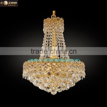 K9 Crystal Lighting Pendant Chandelier Empire Lighting Fixtrure Hotel Lighting Room Lighting Lobby Lighting CZ6508G/400