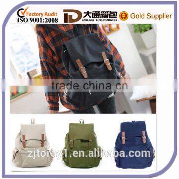 plain army canvas drawstring backpack women