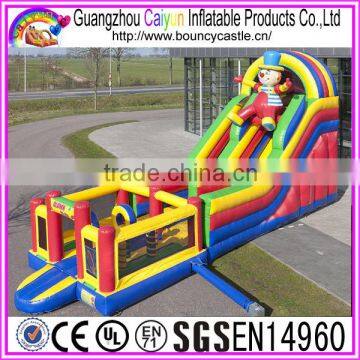 High giant inflatble slide combo, inflatable bouncer for sale