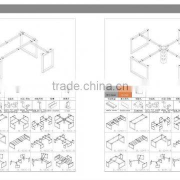 2016 hot sale Good quality steel meeting table leg / office furniture frame