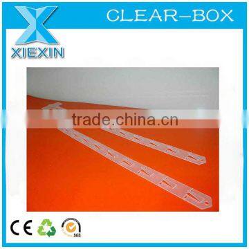 Cream pp 24 Hooks Double Clip Strip,plastic Clip Strip,pp Plastic Clip Strip photo-2