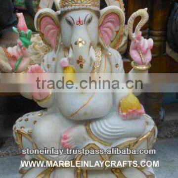 Marble Ganesh Idol Statue