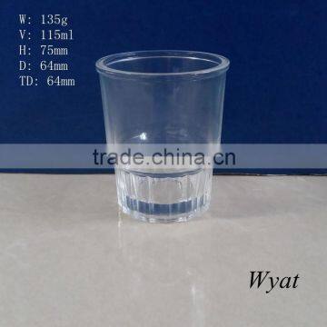 4oz 115ml cup glass heat-resistant glass cup for drinkware