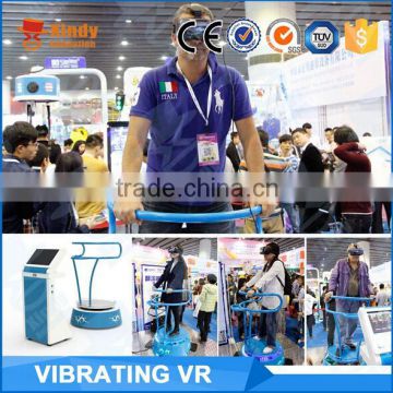 Hottest Vibrating standing VR 9D VR Roller Coaster 9D Cinema